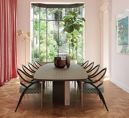 Materiais Tendência de Design de Interiores 2022: Rattan