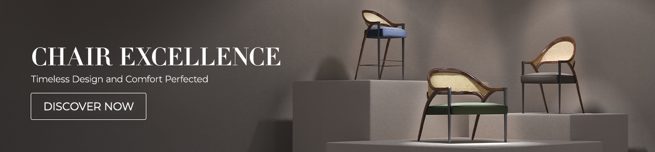Jetclass collection of luxury chairs showcased in a quiet luxury interior design setting with elegant materials and neutral tones